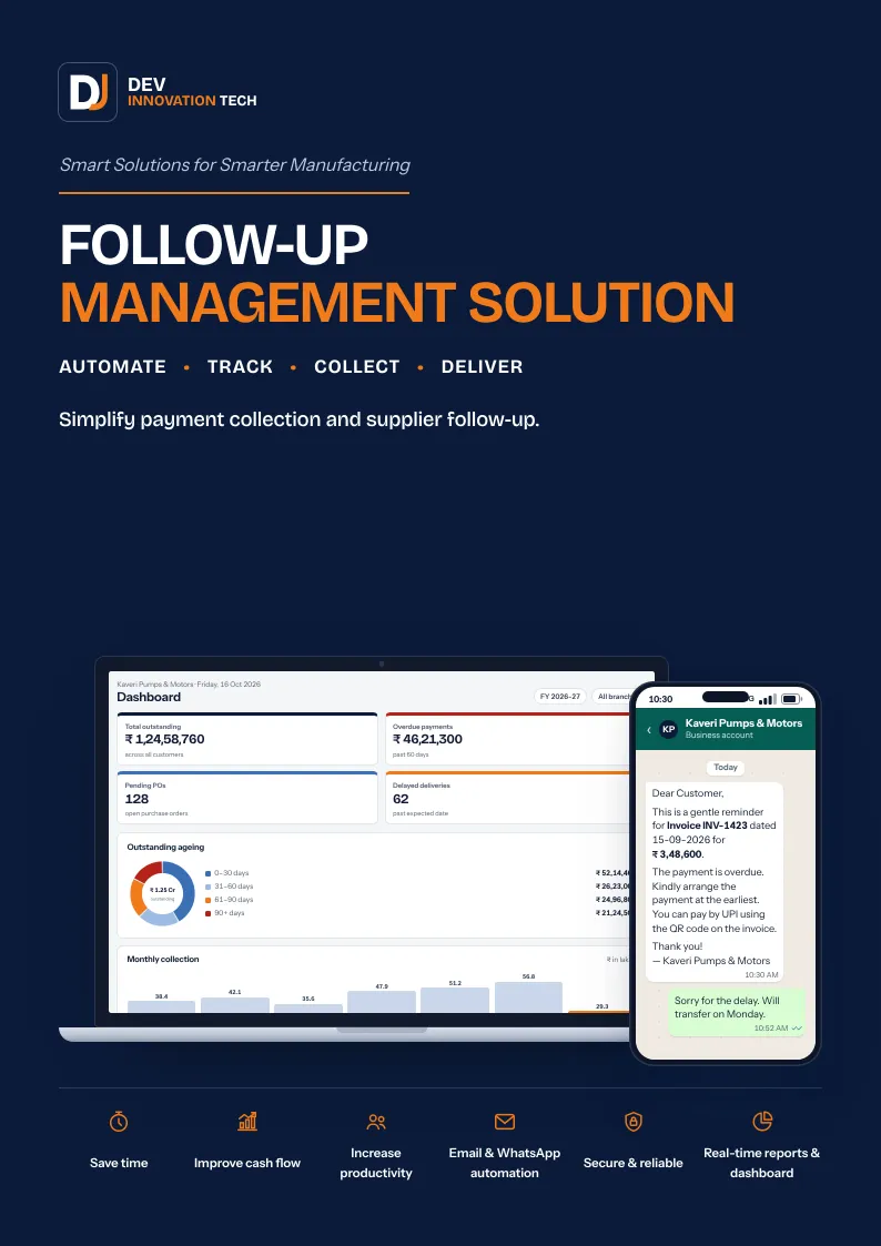 Cover of the Dev Innovation Tech brochure